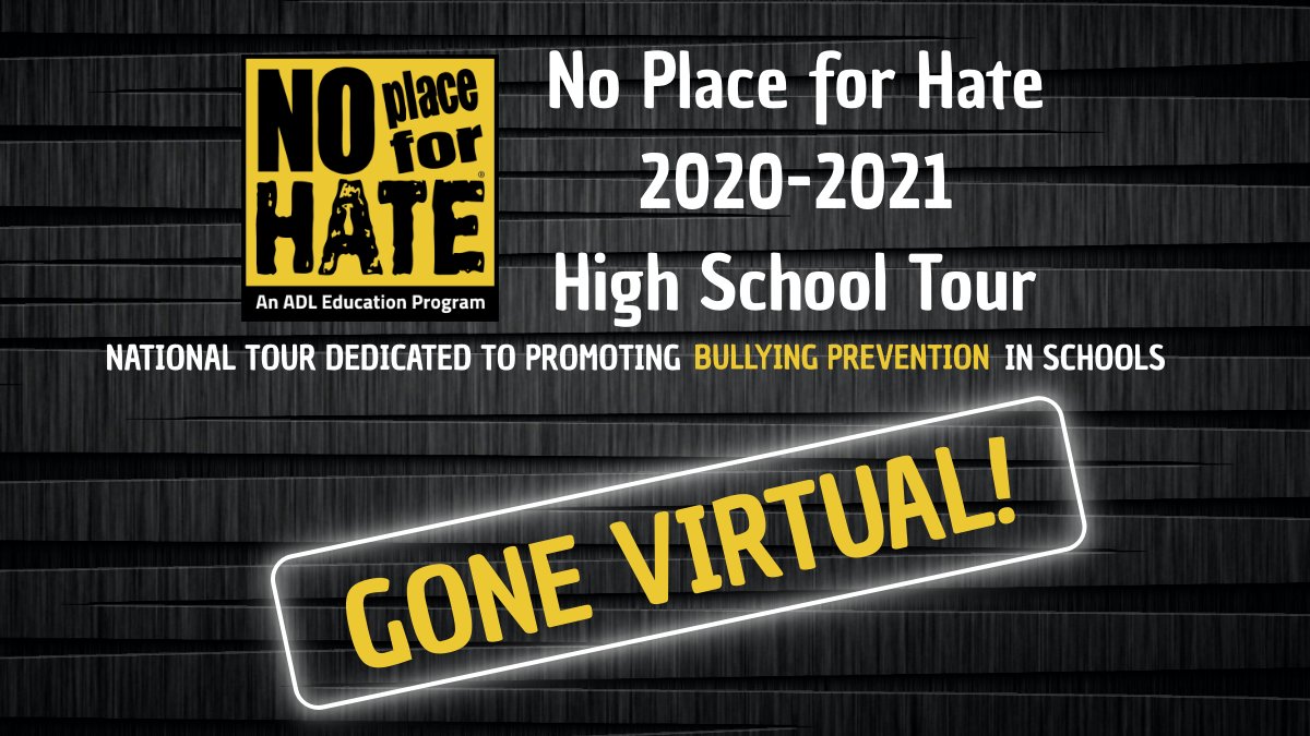 The No Hate Tour has gone virtual in 2021.